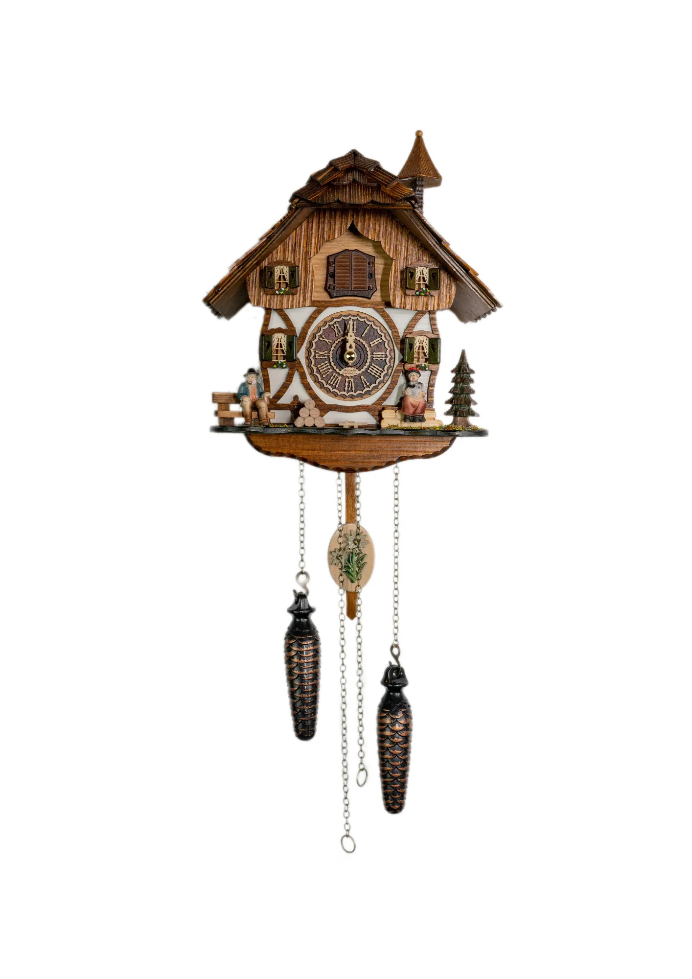 Cuckoo Clock | Black Forest Couple | Battery | 82001303